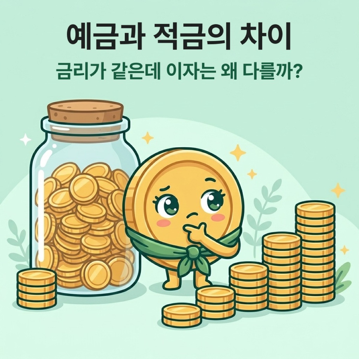 예금 적금 차이, 금리가 같은데 적금 이자는 왜 절반쯤일까: 1,200만 원으로 계산해 보기